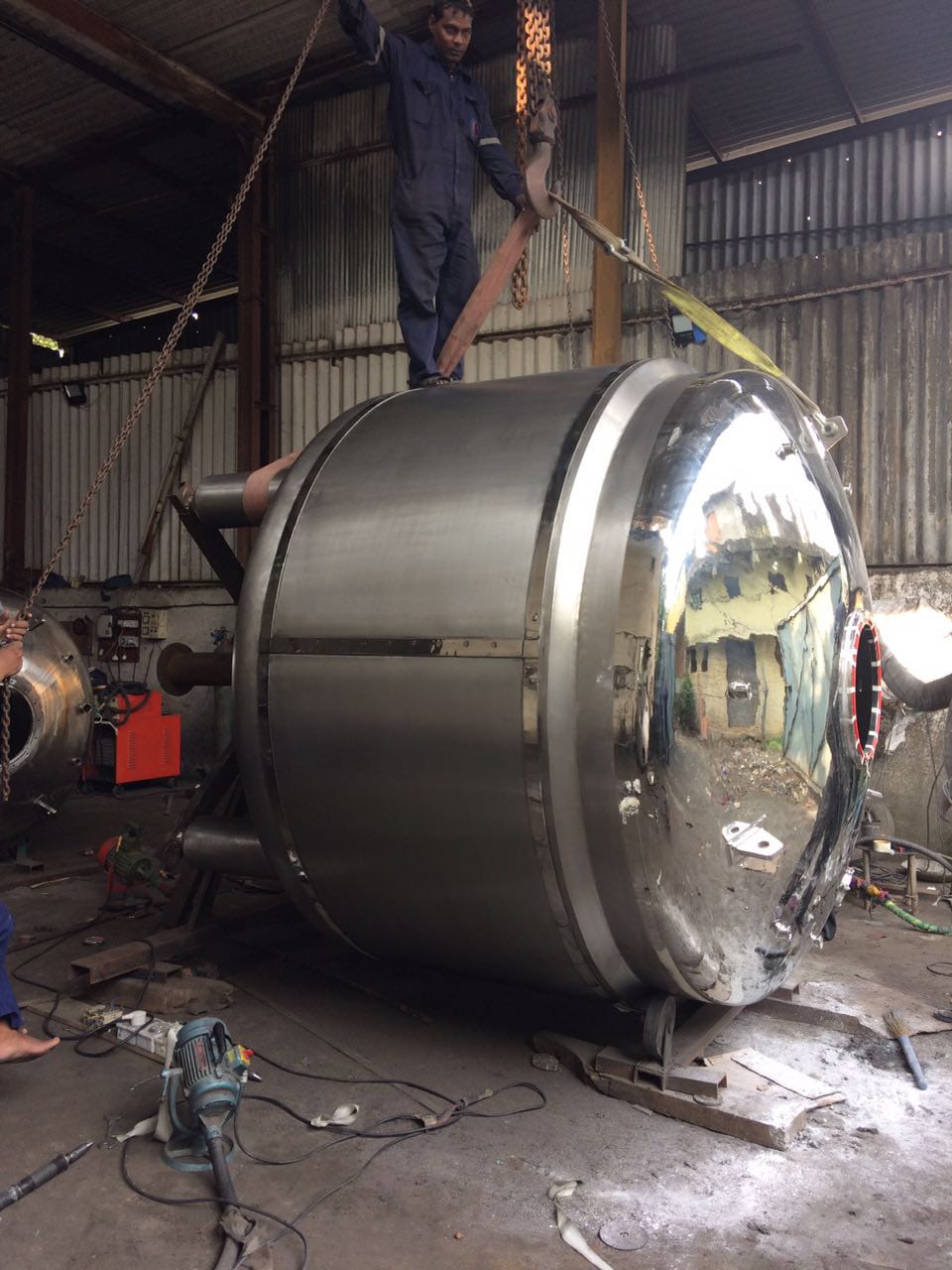 Steam Jacketed Temperature-Controlled Stainless Steel Vessel